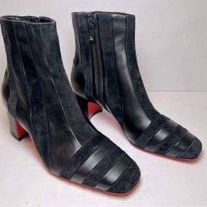 NEW Christian Louboutin Women’s The Joker Donna Leather & Suede Booties Size 5.5